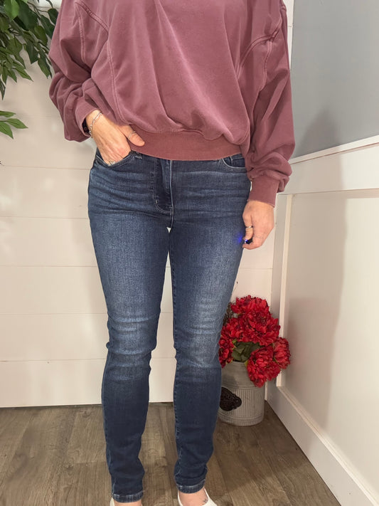 Skylar Mid Rise Thermal Vintage Skinny Jean