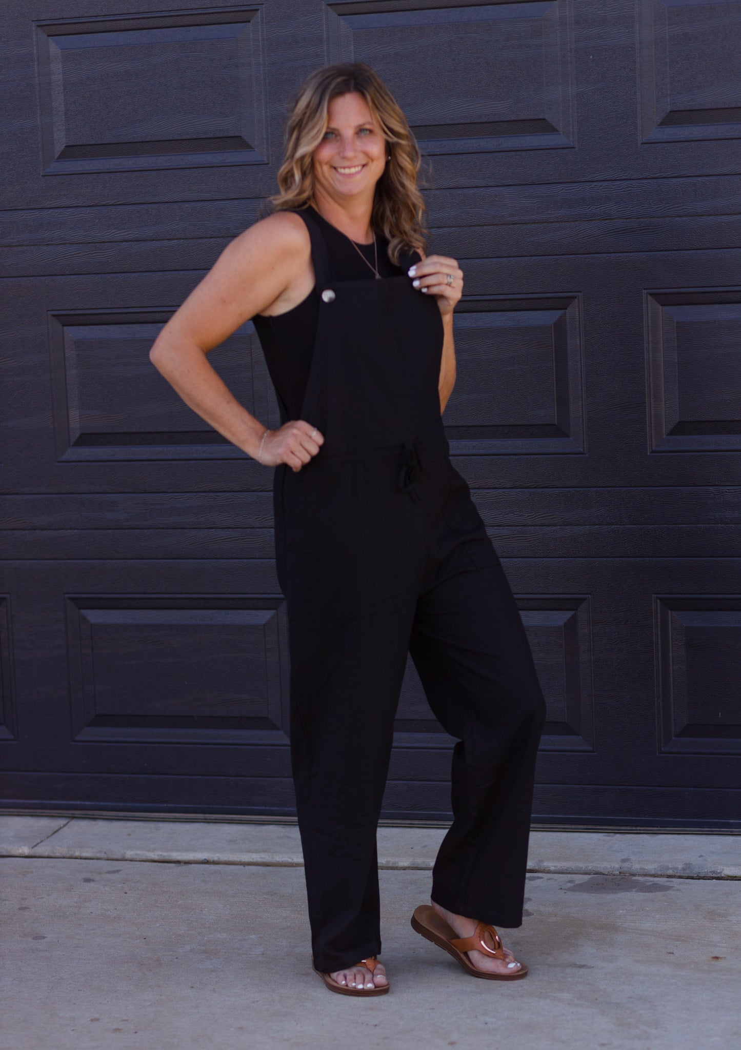 Office Hour to Happy Hour Black Overalls Jumpsuit