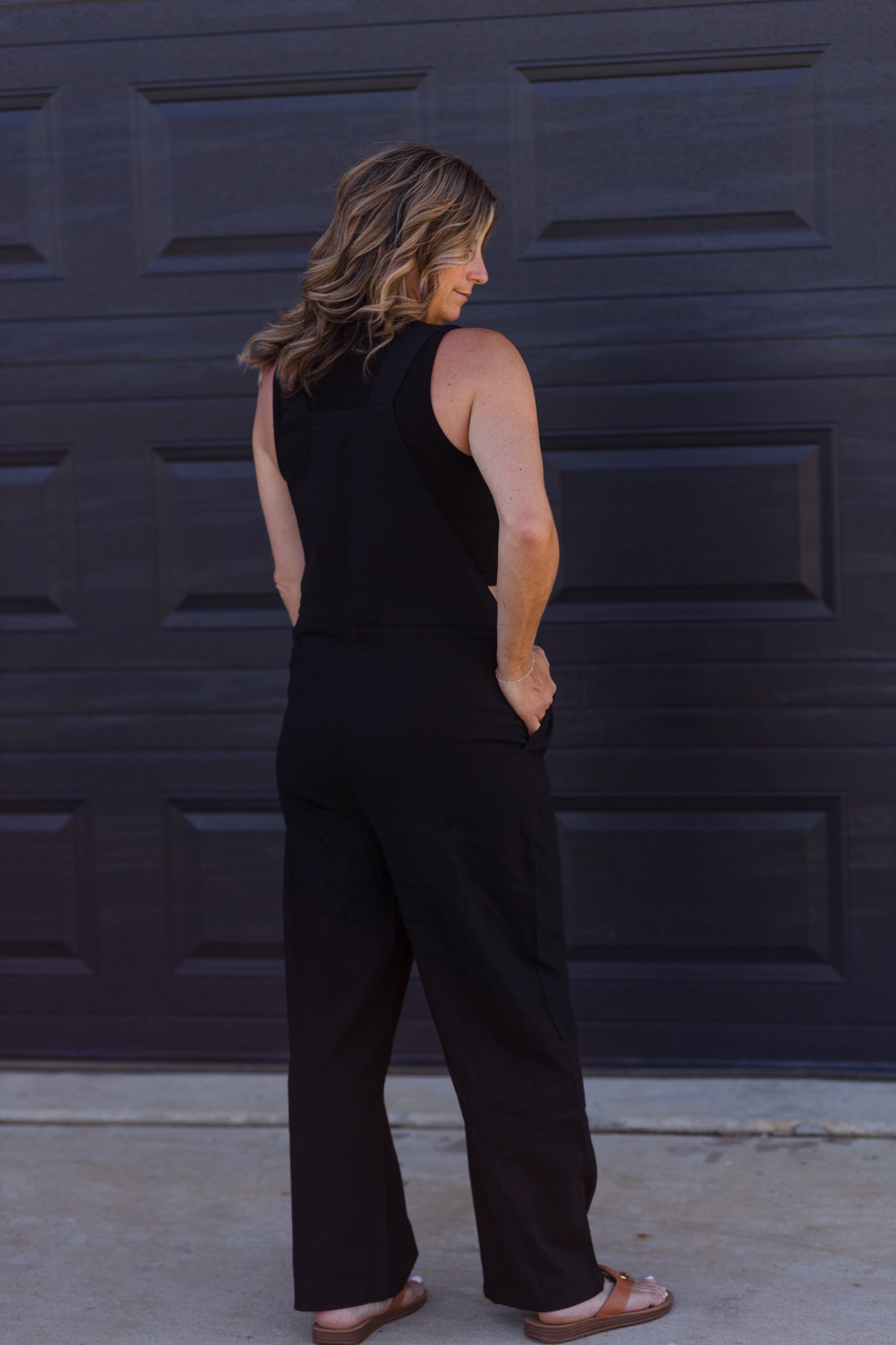 Office Hour to Happy Hour Black Overalls Jumpsuit