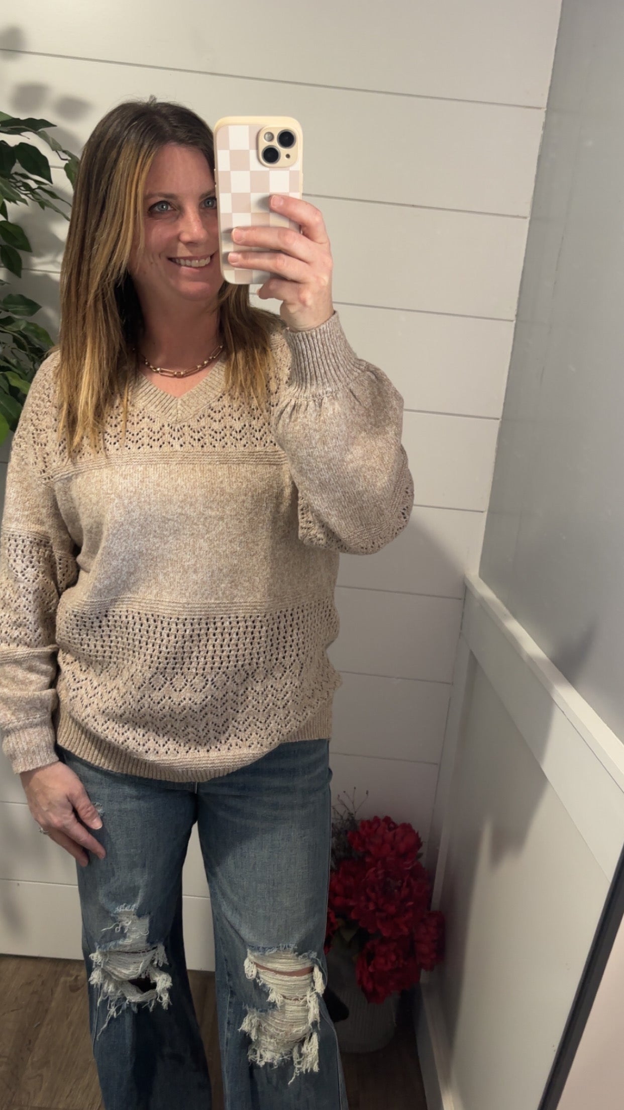 Spring Awaits Knit Sweater