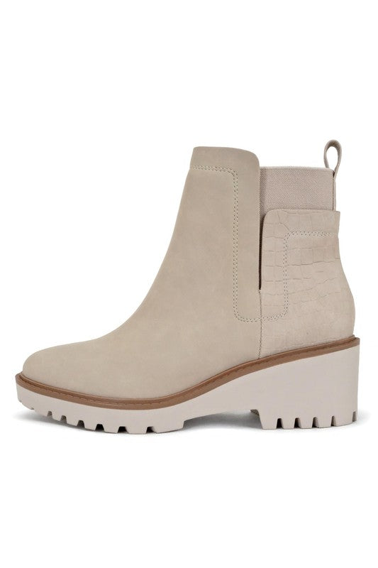 DOROTHY HIGH TOP TAUPE BOOTIES