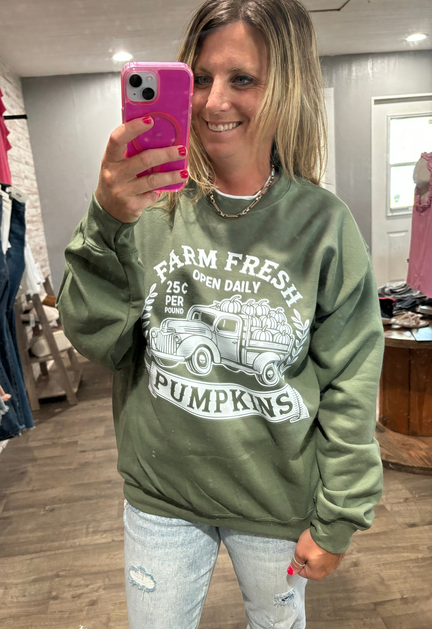 Farm Fresh Pumpkins Pullover