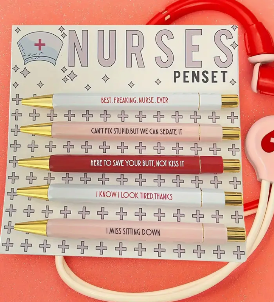 NURSE SNARKY PEN SET