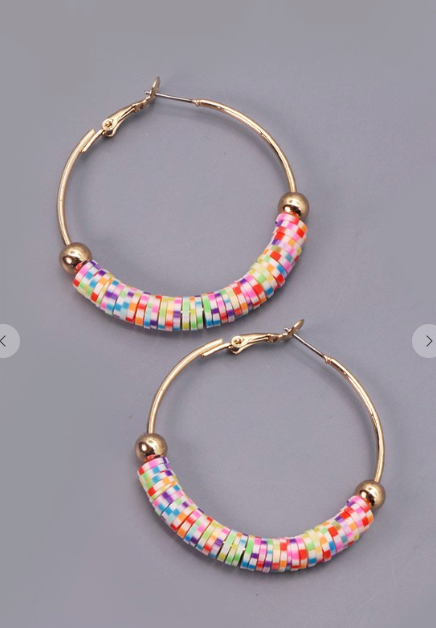 Hoop Earrings - Multi Color