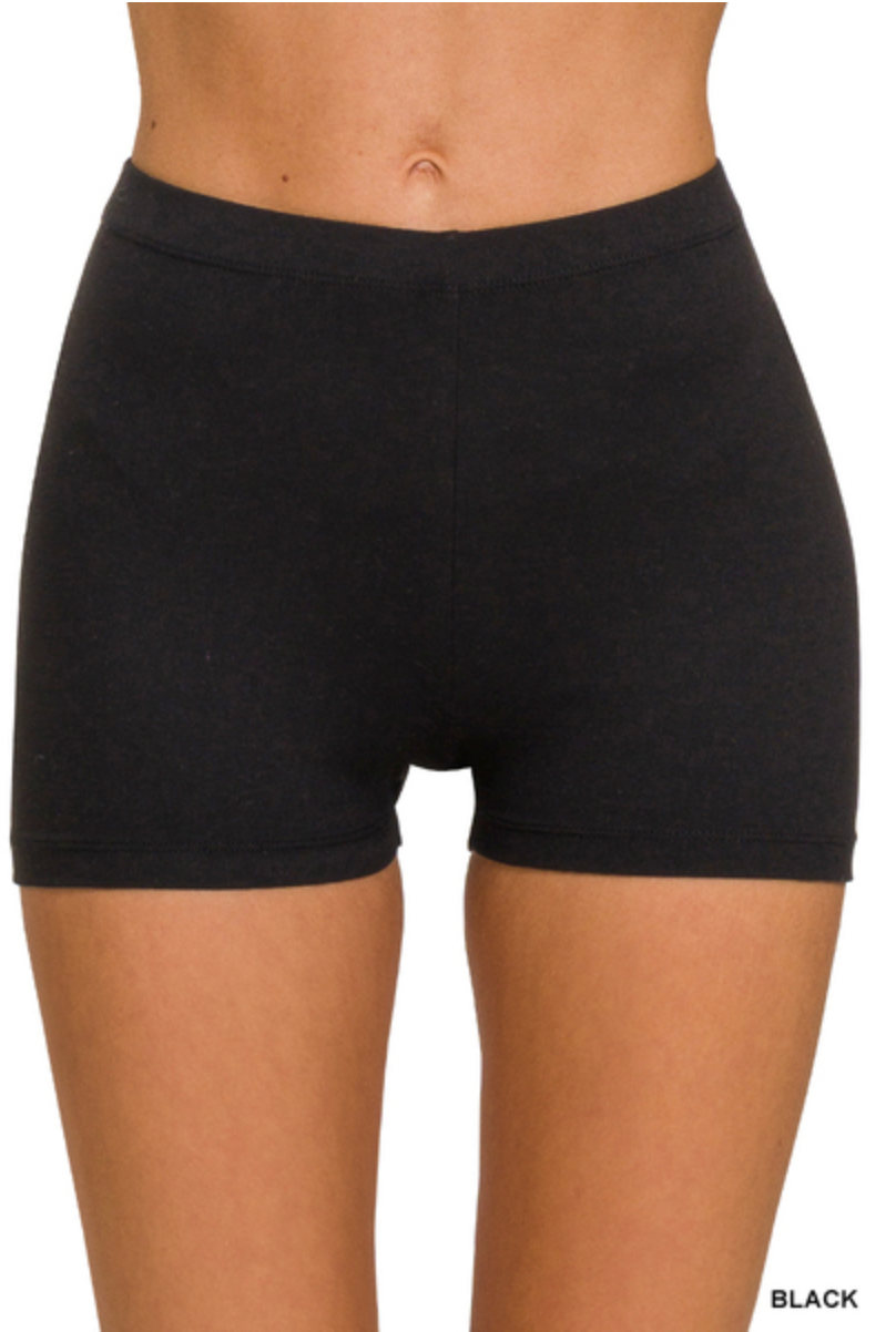 Black Biker Shorts